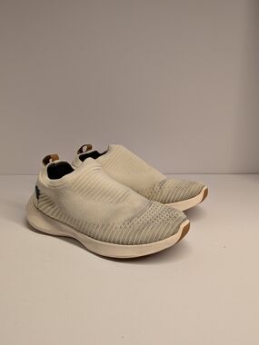 Vessi Everyday Move Slip-On Sneakers Women’s Size 8.5 Waterproof Knit White